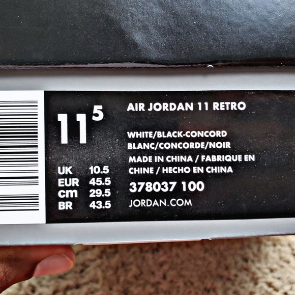 Air Jordan 11 Retro "Concord 2018" - Picture 7 of 8